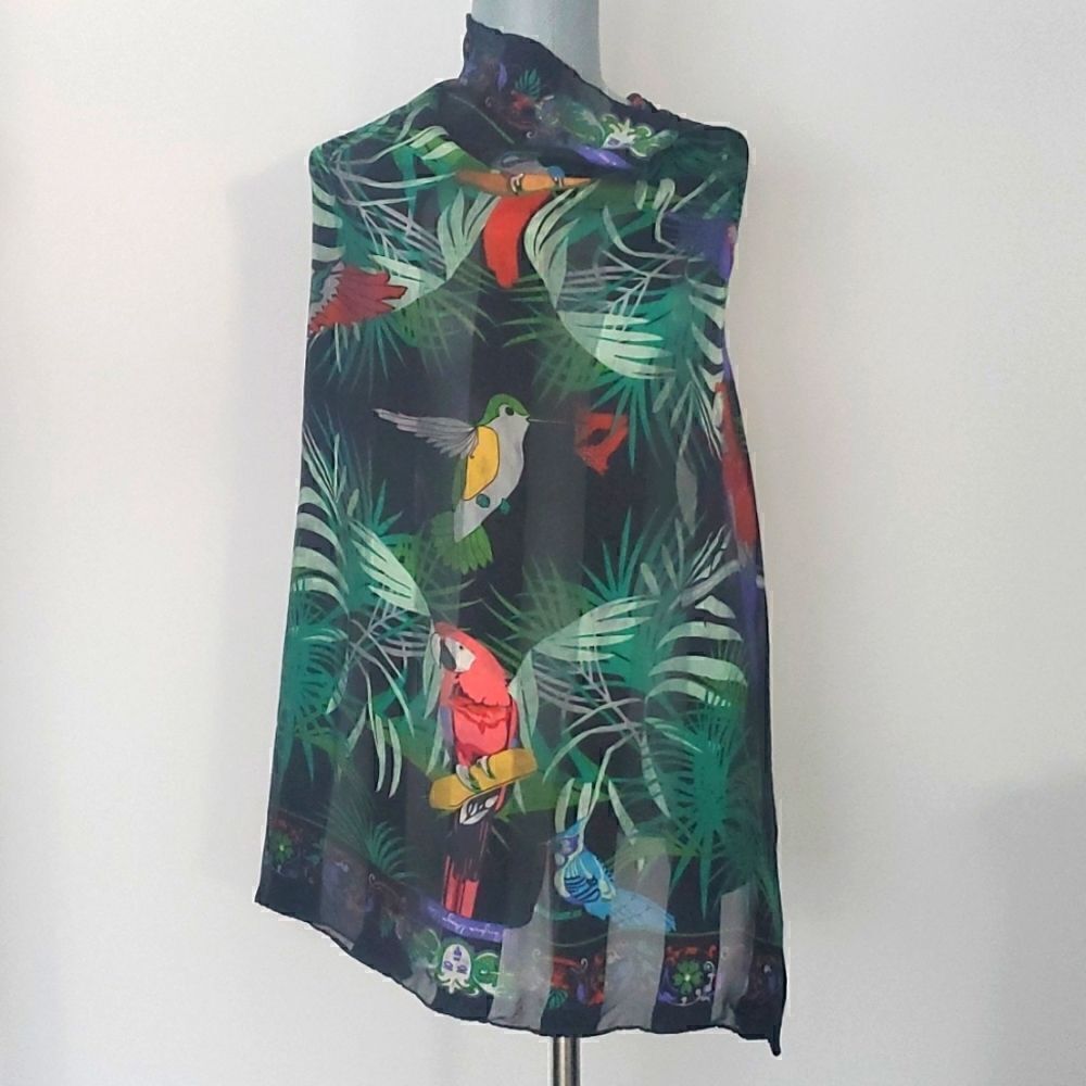 Pangborn Disigns LTD | Tropical Bird Parrot Scarf